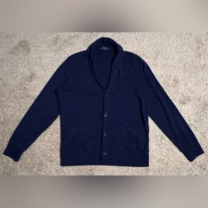Polo Ralph Lauren Men’s Cardigan Size Medium Shawl Neck Pockets